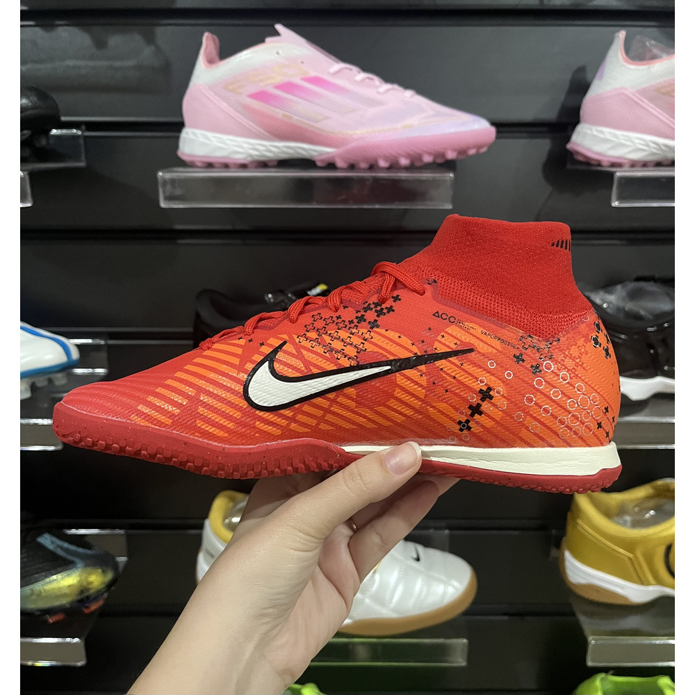 Chuteira Futsal Nike Air Zoom Mercurial Superfly 9 Elite IC Vermelha - Pronta Entrega
