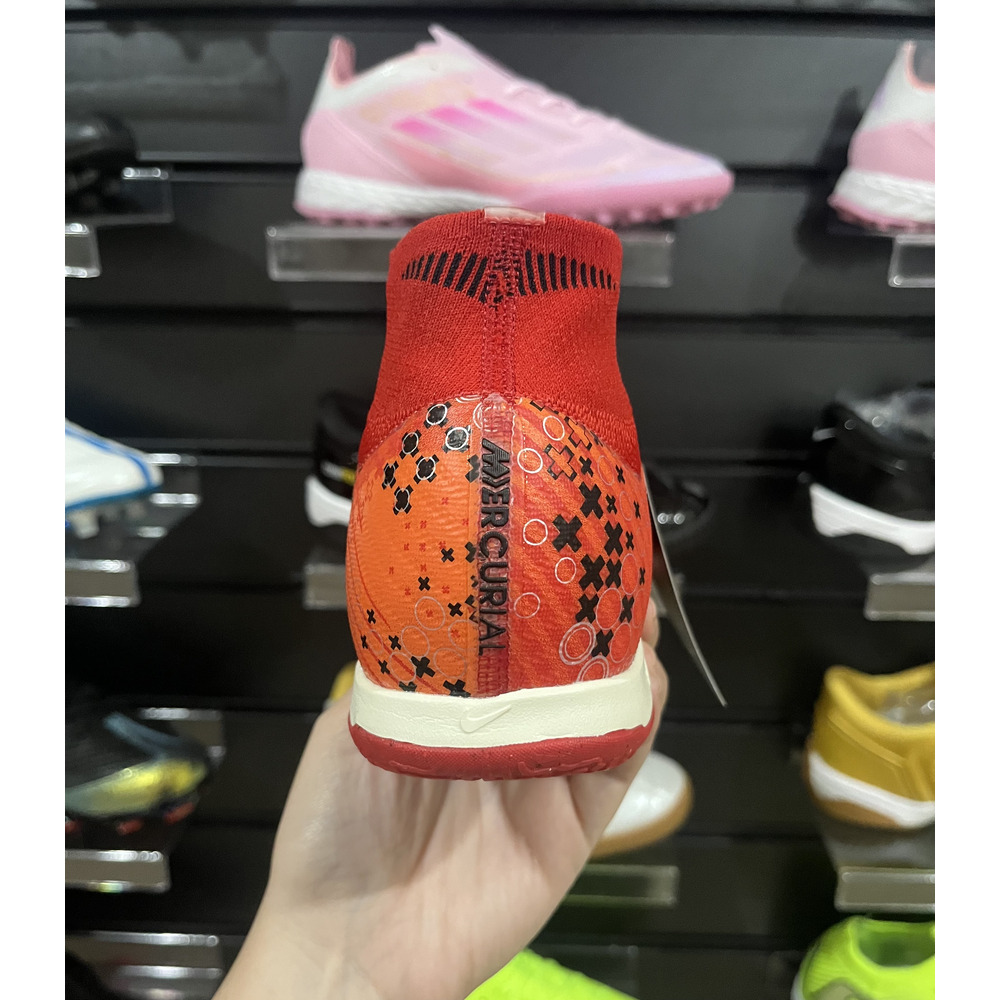 Chuteira Futsal Nike Air Zoom Mercurial Superfly 9 Elite IC Vermelha - Pronta Entrega