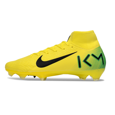 Chuteira Campo Nike Air Zoom Mercurial Superfly 10 Elite FG Amarelo, Verde e Preto