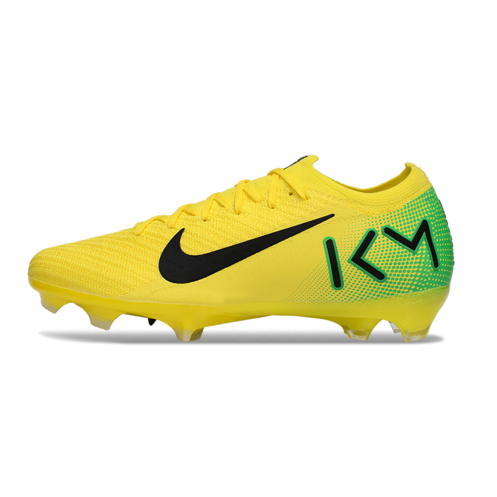 Chuteira Campo Nike Air Zoom Mercurial Vapor 16 Elite FG Amarelo, Verde e Preto