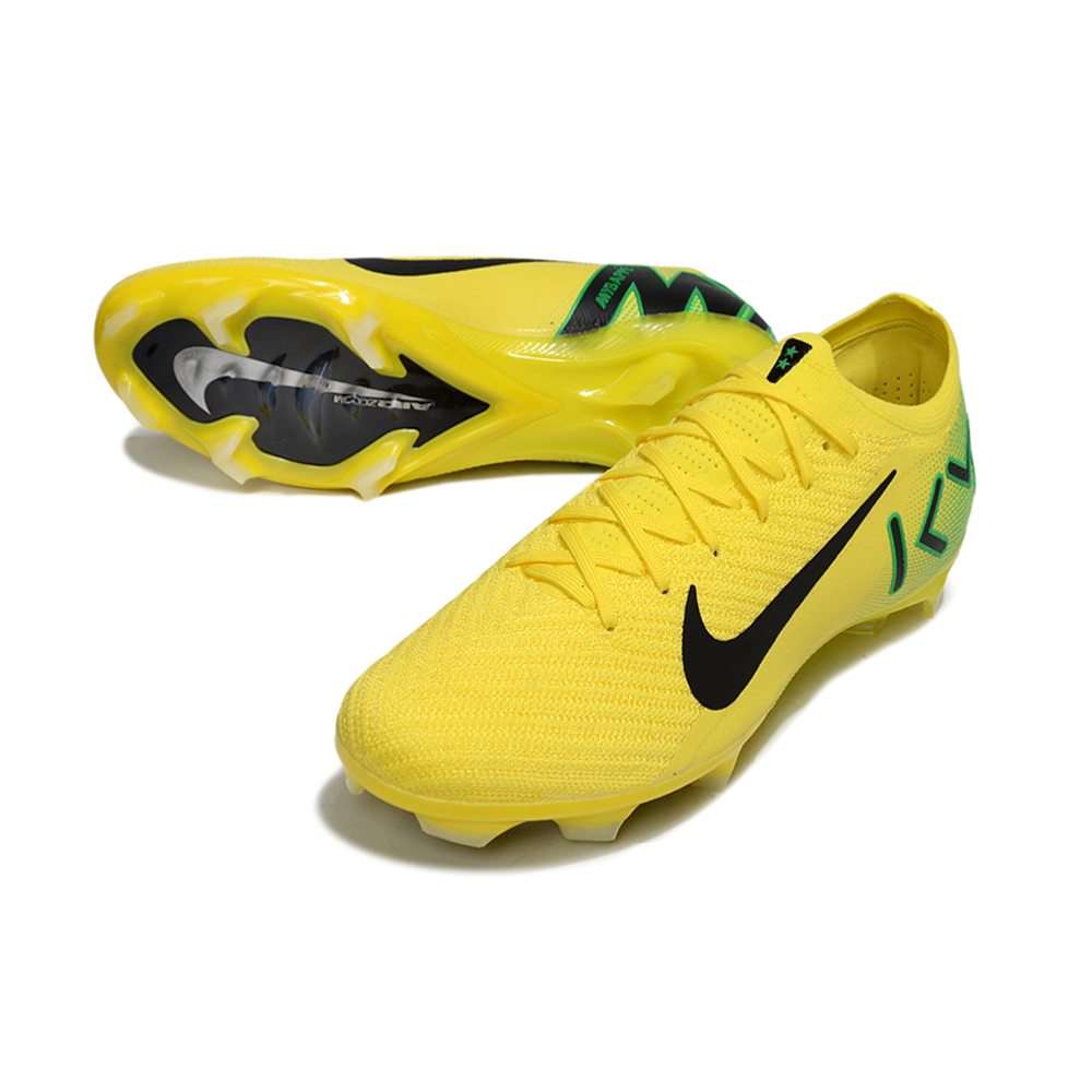 Chuteira Campo Nike Air Zoom Mercurial Vapor 16 Elite FG Amarelo, Verde e Preto
