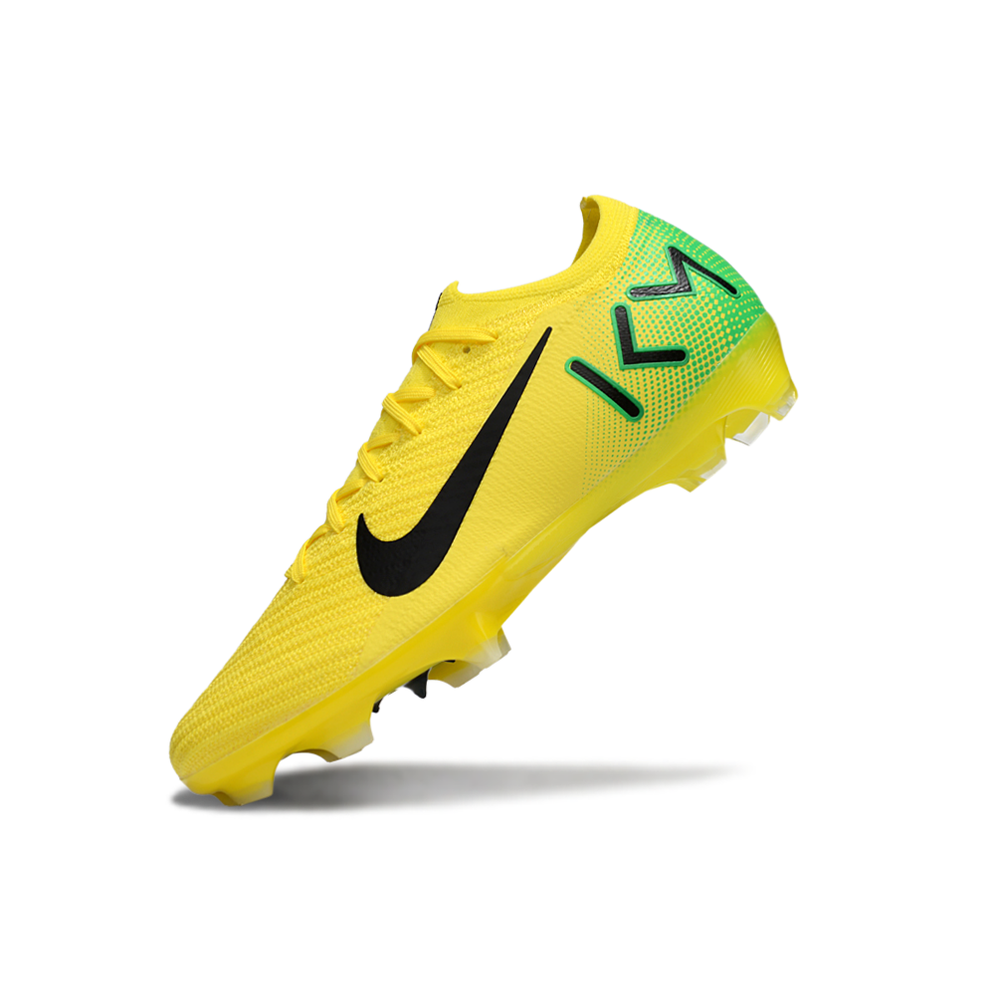 Chuteira Campo Nike Air Zoom Mercurial Vapor 16 Elite FG Amarelo, Verde e Preto