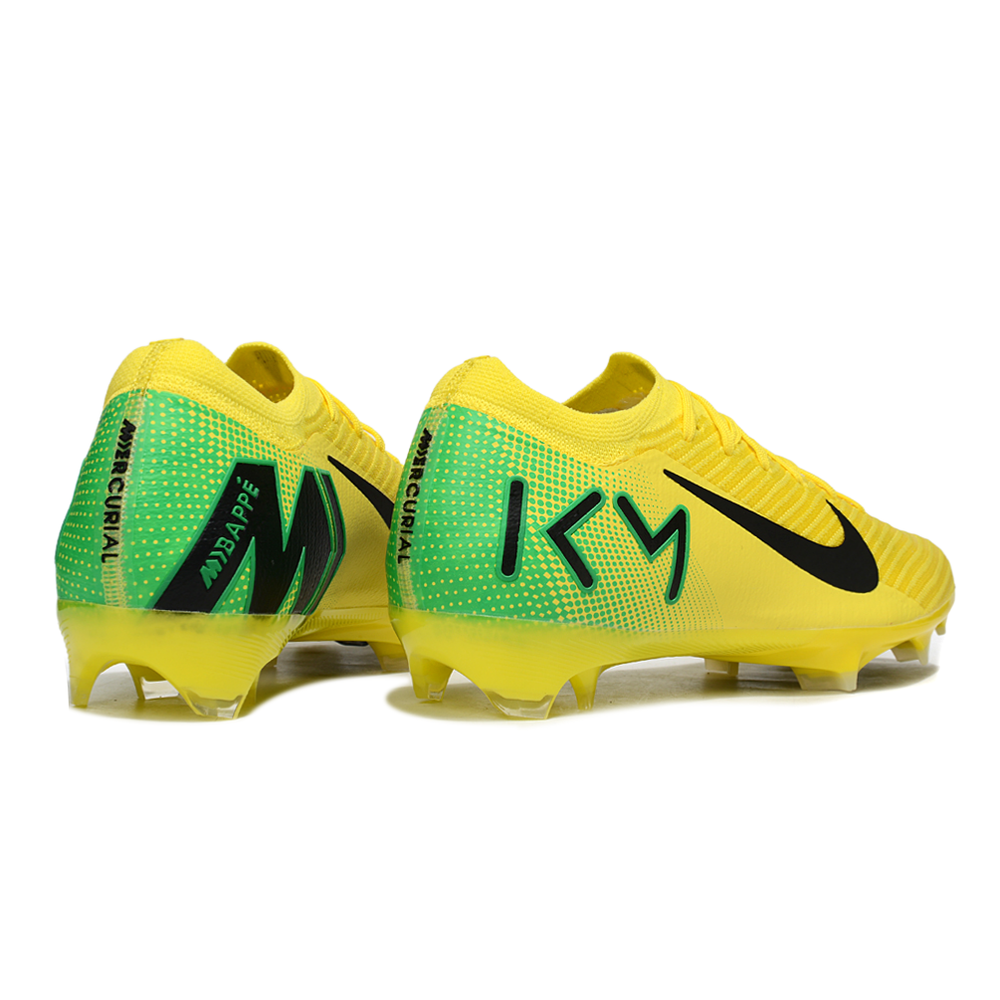 Chuteira Campo Nike Air Zoom Mercurial Vapor 16 Elite FG Amarelo, Verde e Preto