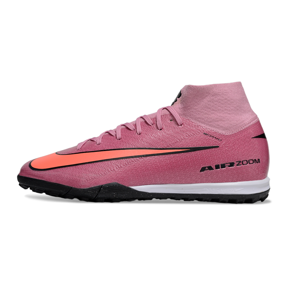 Chuteira Society Nike Air Zoom Mercurial Superfly 10 Elite TF Rosa
