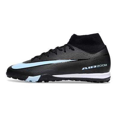 Chuteira Society Nike Air Zoom Mercurial Superfly 10 Elite TF ''Shadow'' Preto e Azul