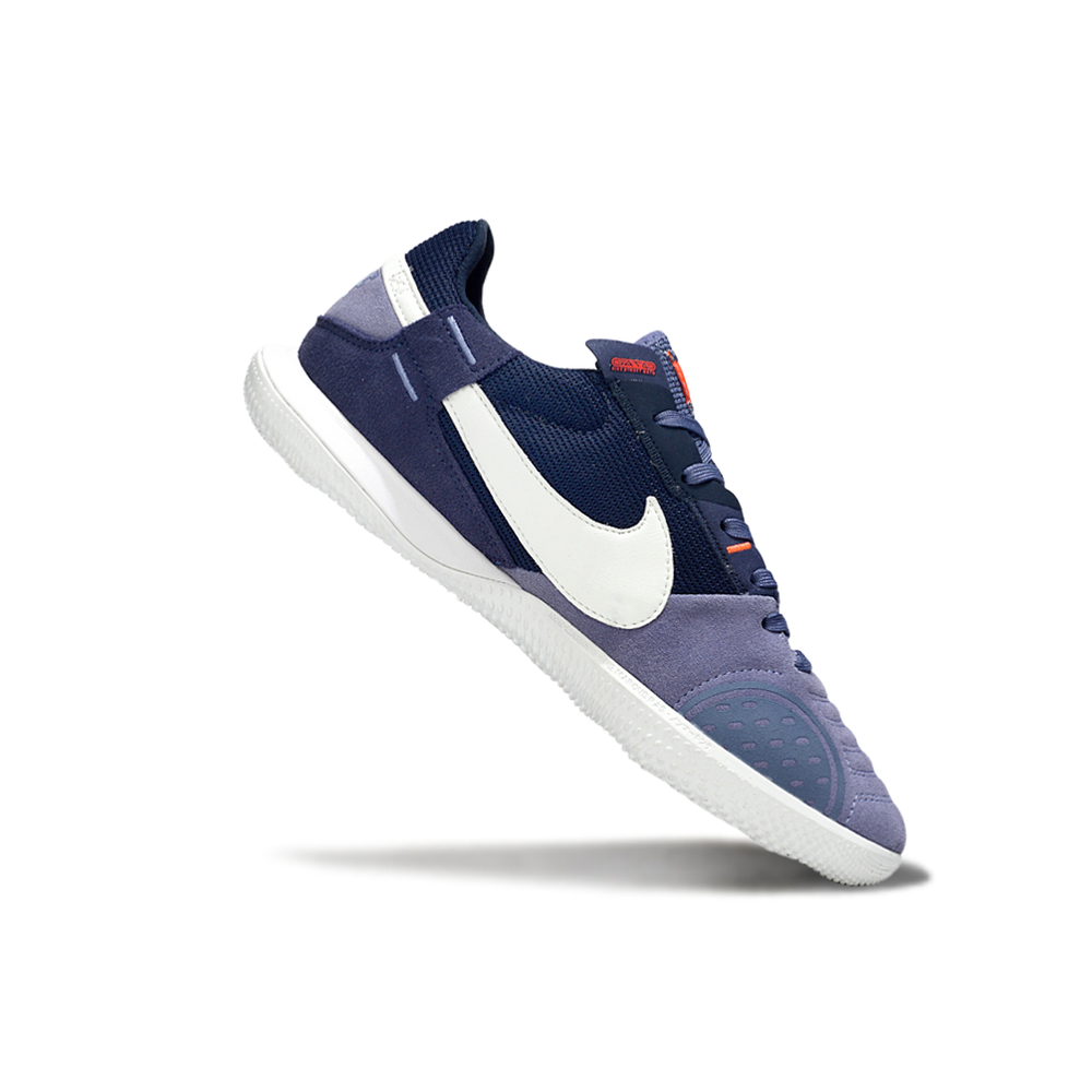 Chuteira Futsal Nike StreetGato IC Roxo e Branco
