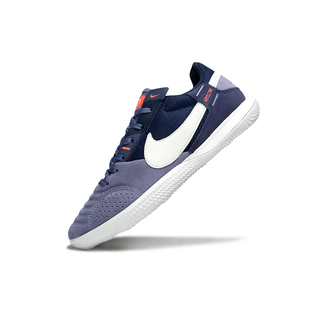 Chuteira Futsal Nike StreetGato IC Roxo e Branco