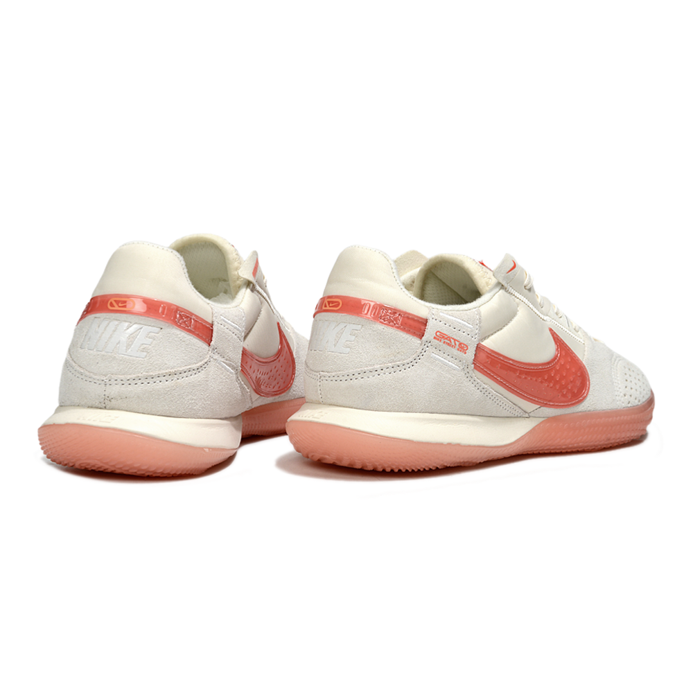Chuteira Futsal Nike StreetGato IC Branco e Laranja
