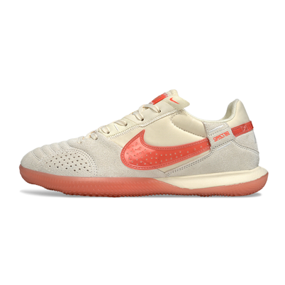 Chuteira Futsal Nike StreetGato IC Branco e Laranja