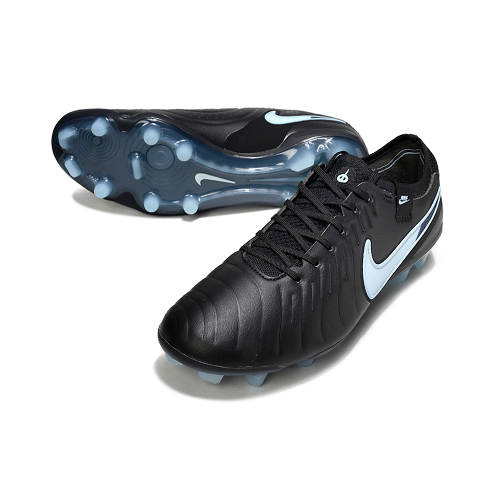 Chuteira Campo Nike Tiempo Legend 10 Elite FG ''Shadow'' Preto e Azul