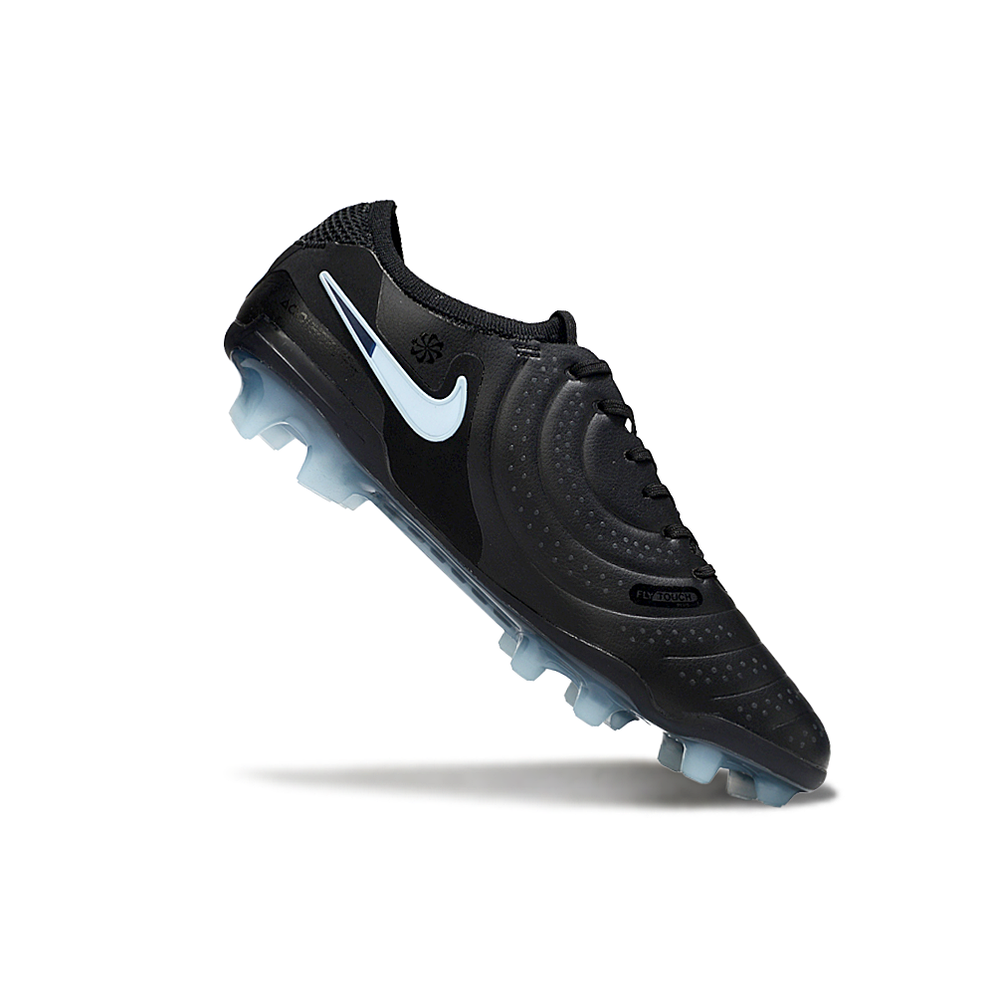 Chuteira Campo Nike Tiempo Legend 10 Elite FG ''Shadow'' Preto e Azul