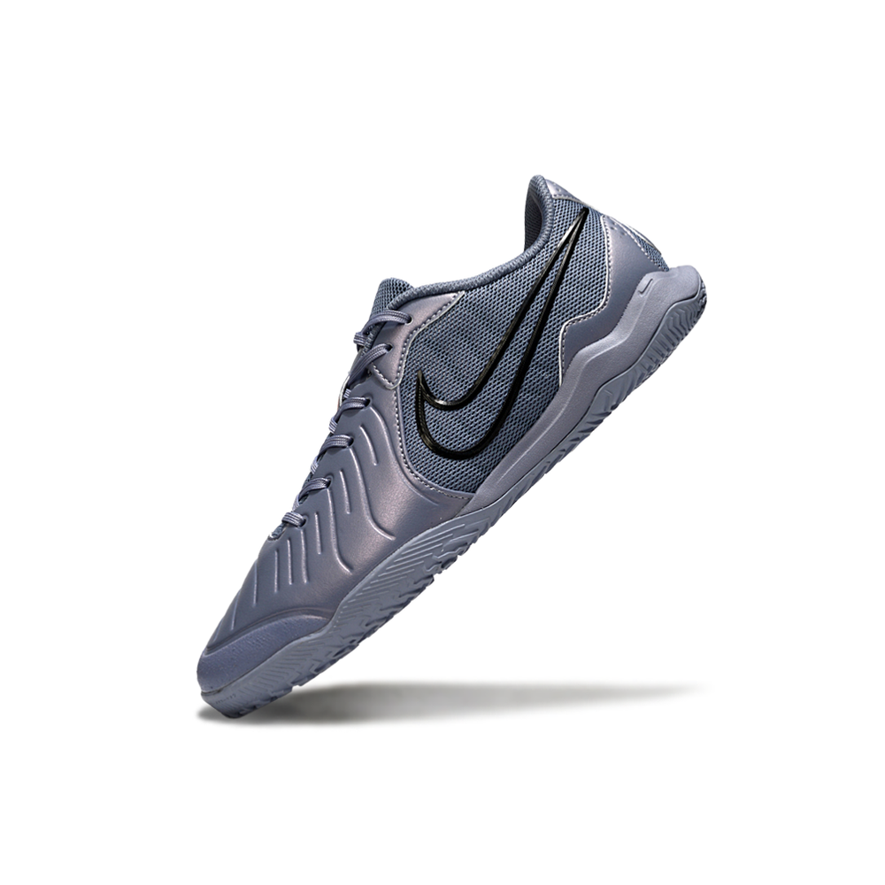 Chuteira Futsal Nike Tiempo Legend 10 Academy IC Cinza
