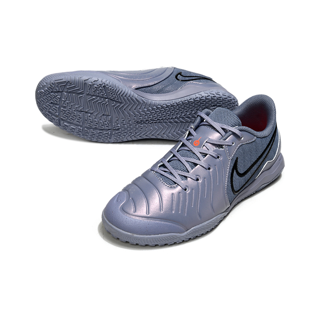 Chuteira Futsal Nike Tiempo Legend 10 Academy IC Cinza