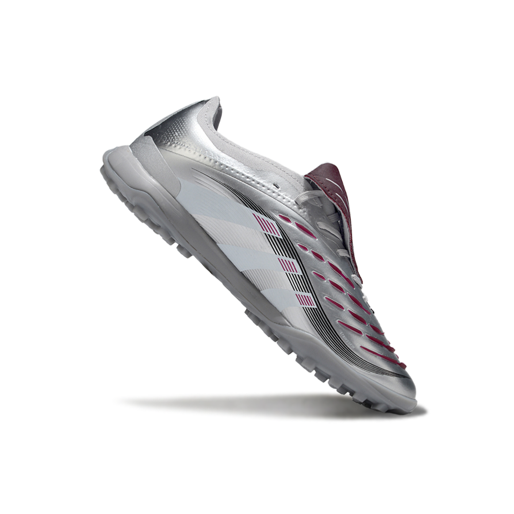 Chuteira Society Adidas Predator League Elite TF Prata