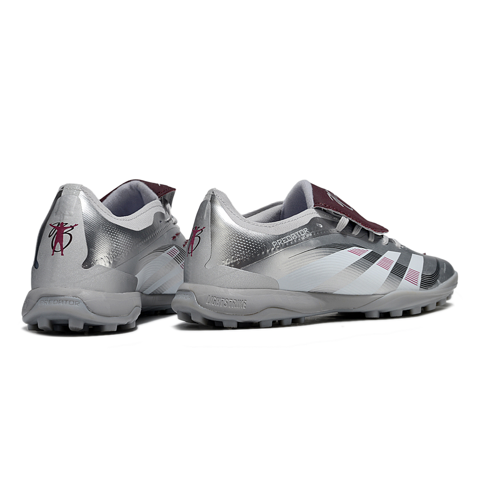 Chuteira Society Adidas Predator League Elite TF Prata