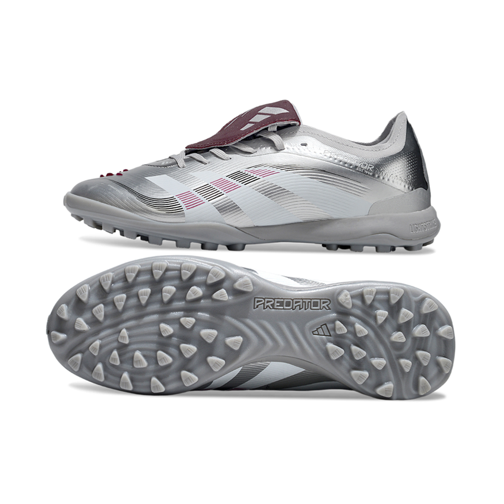 Chuteira Society Adidas Predator League Elite TF Prata