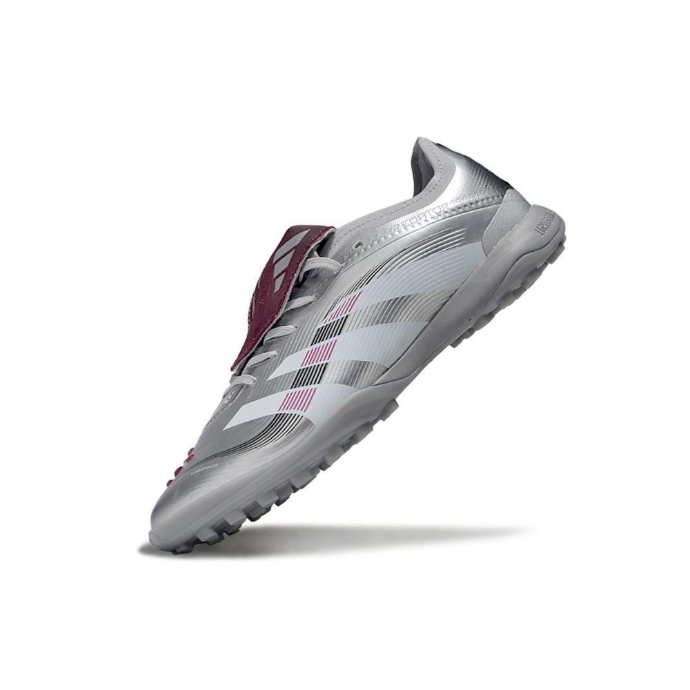 Chuteira Society Adidas Predator League Elite TF Prata