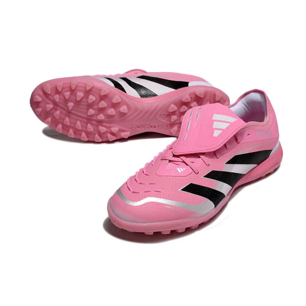 Chuteira Society Adidas Predator League Elite TF Rosa, Branco e Preto