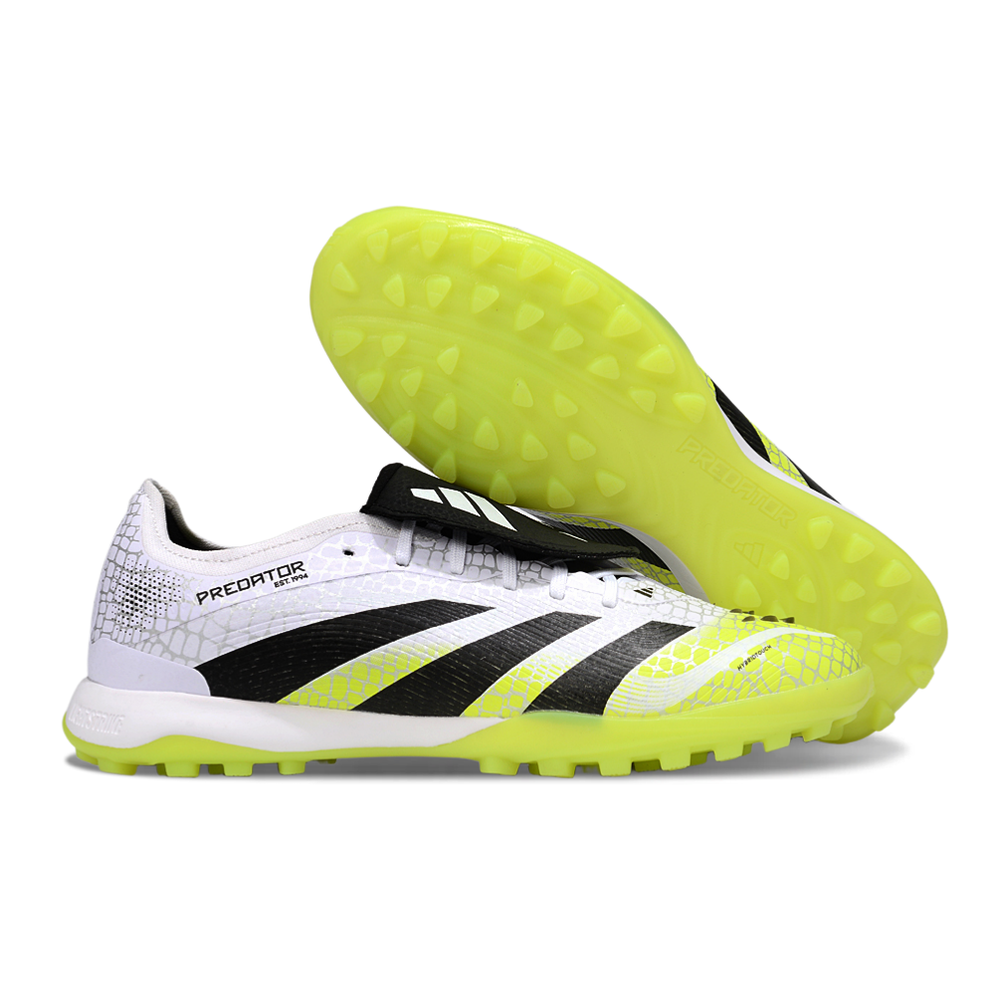 Chuteira Society Adidas Predator League Elite TF Branco, Verde e Preto