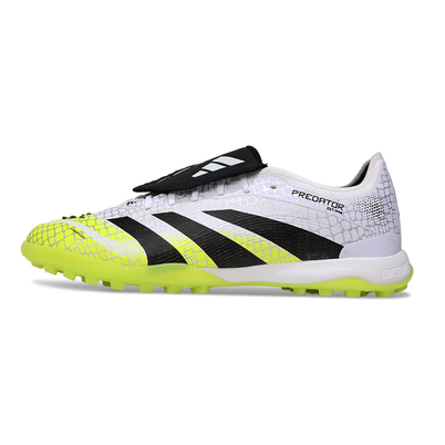 Chuteira Society Adidas Predator League Elite TF Branco, Verde e Preto