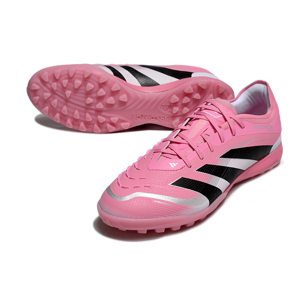 Chuteira Society Adidas Predator Elite TF Rosa, Branco e Preto