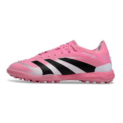Chuteira Society Adidas Predator Elite TF Rosa, Branco e Preto