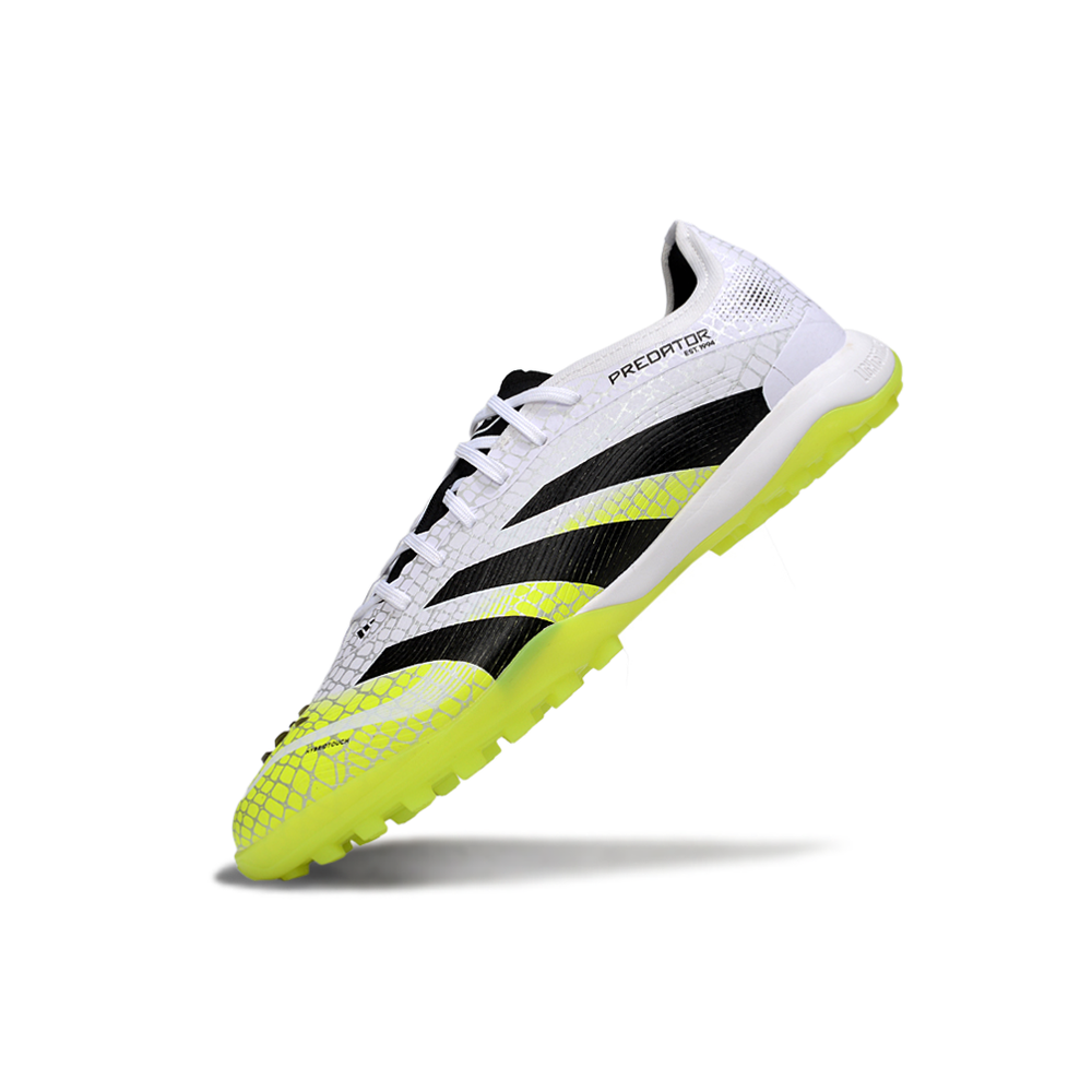 Chuteira Society Adidas Predator Elite TF Branco, Amarelo e Preto