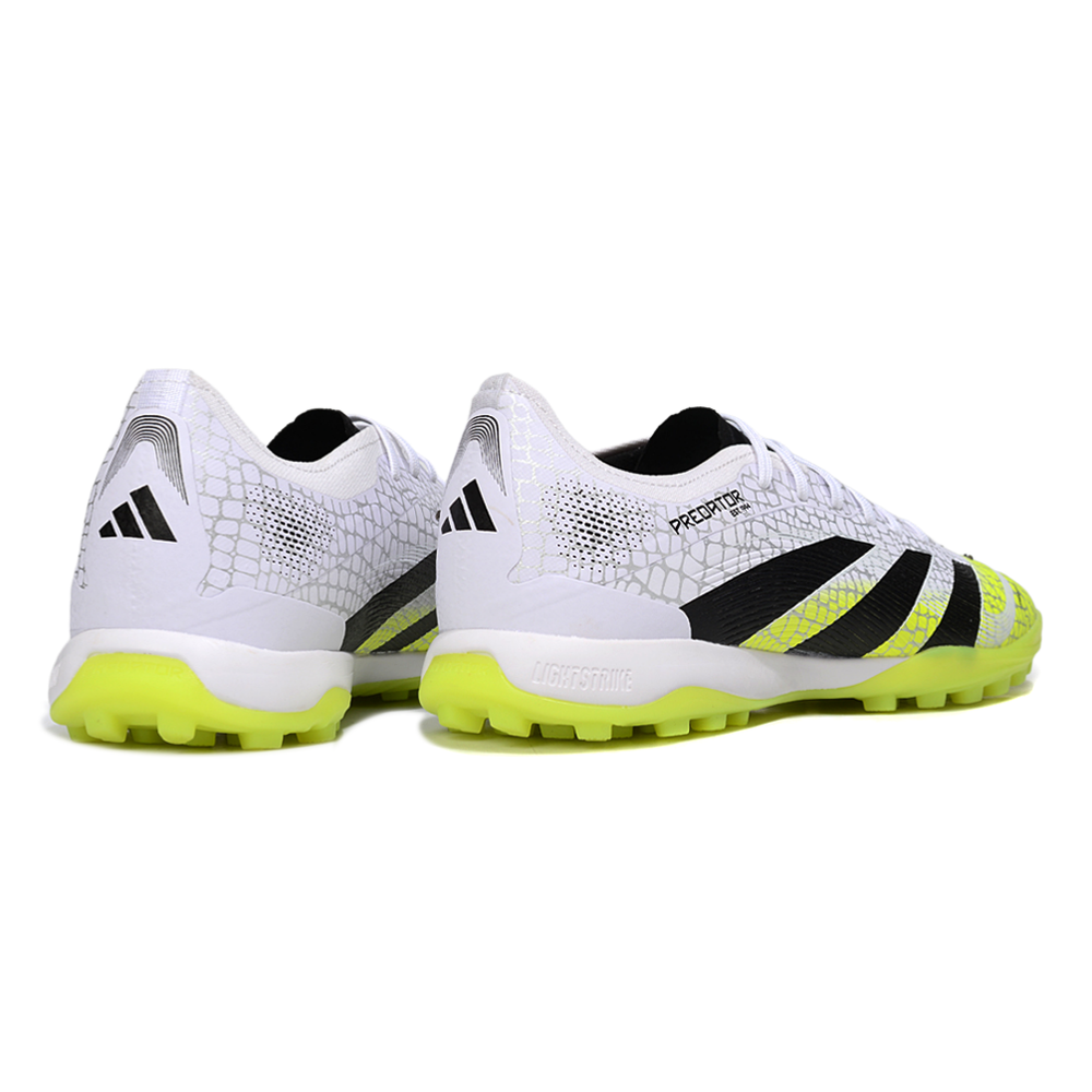Chuteira Society Adidas Predator Elite TF Branco, Amarelo e Preto