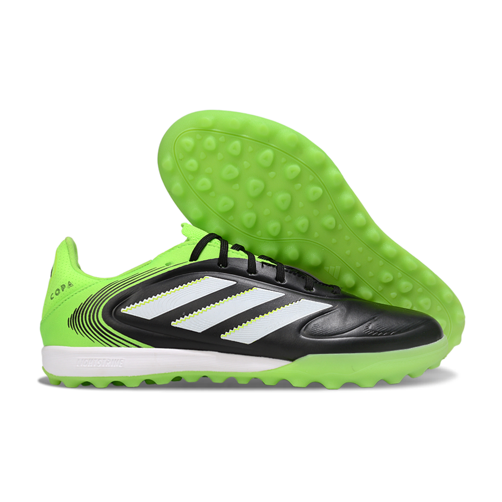 Chuteira Society Adidas Copa Pure.2 TF Verde, Preto e Branco