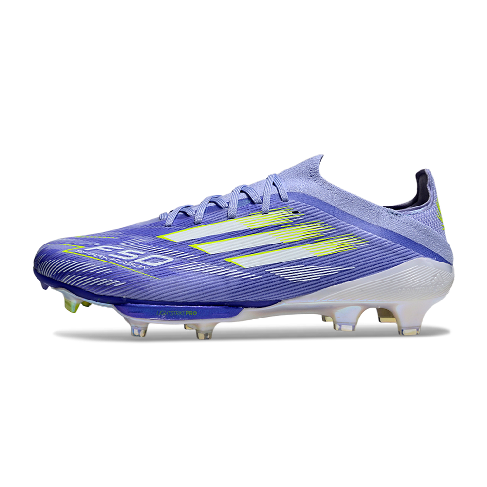 Chuteira Campo Adidas F50 FG Roxo e Verde