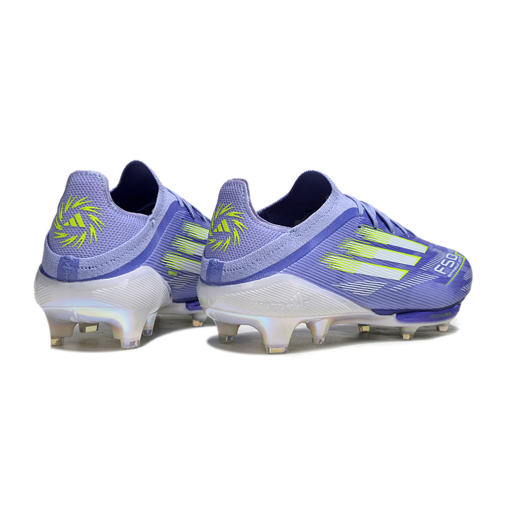 Chuteira Campo Adidas F50 FG Roxo e Verde