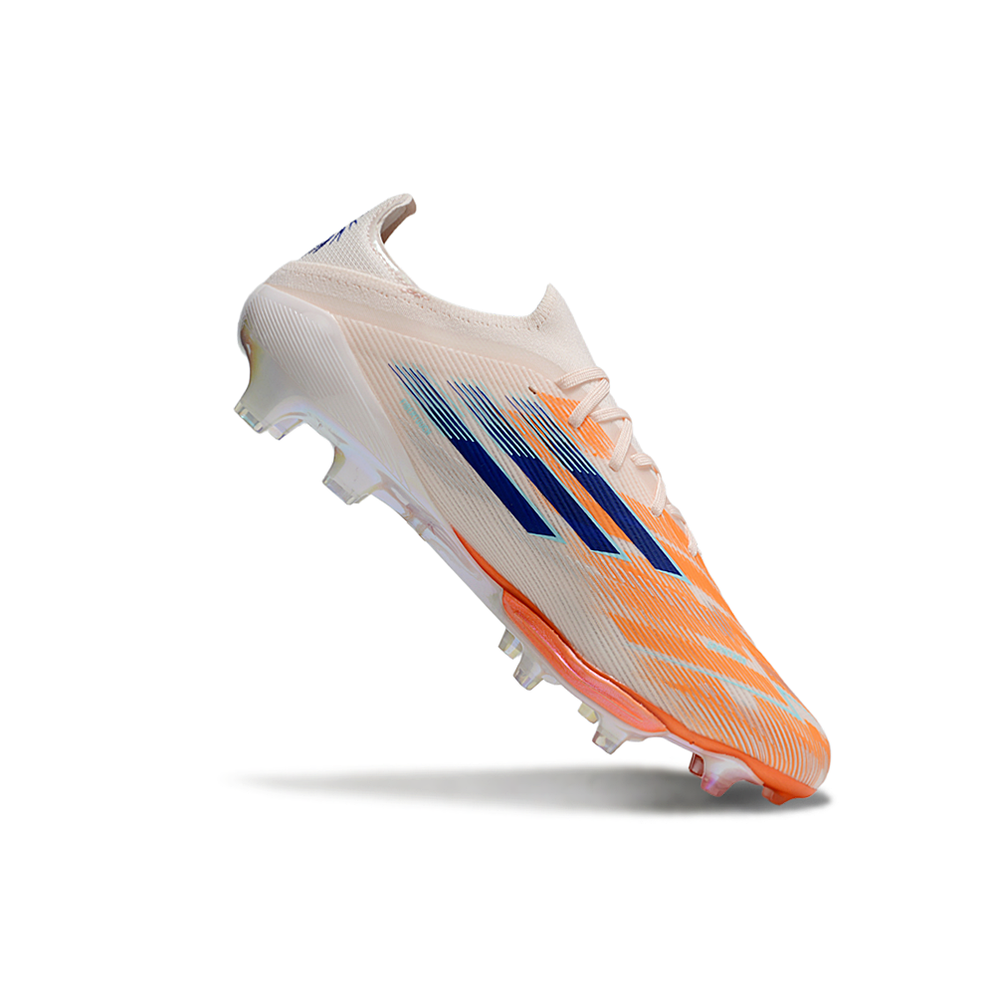 Chuteira Campo Adidas F50 FG Rosa e Azul