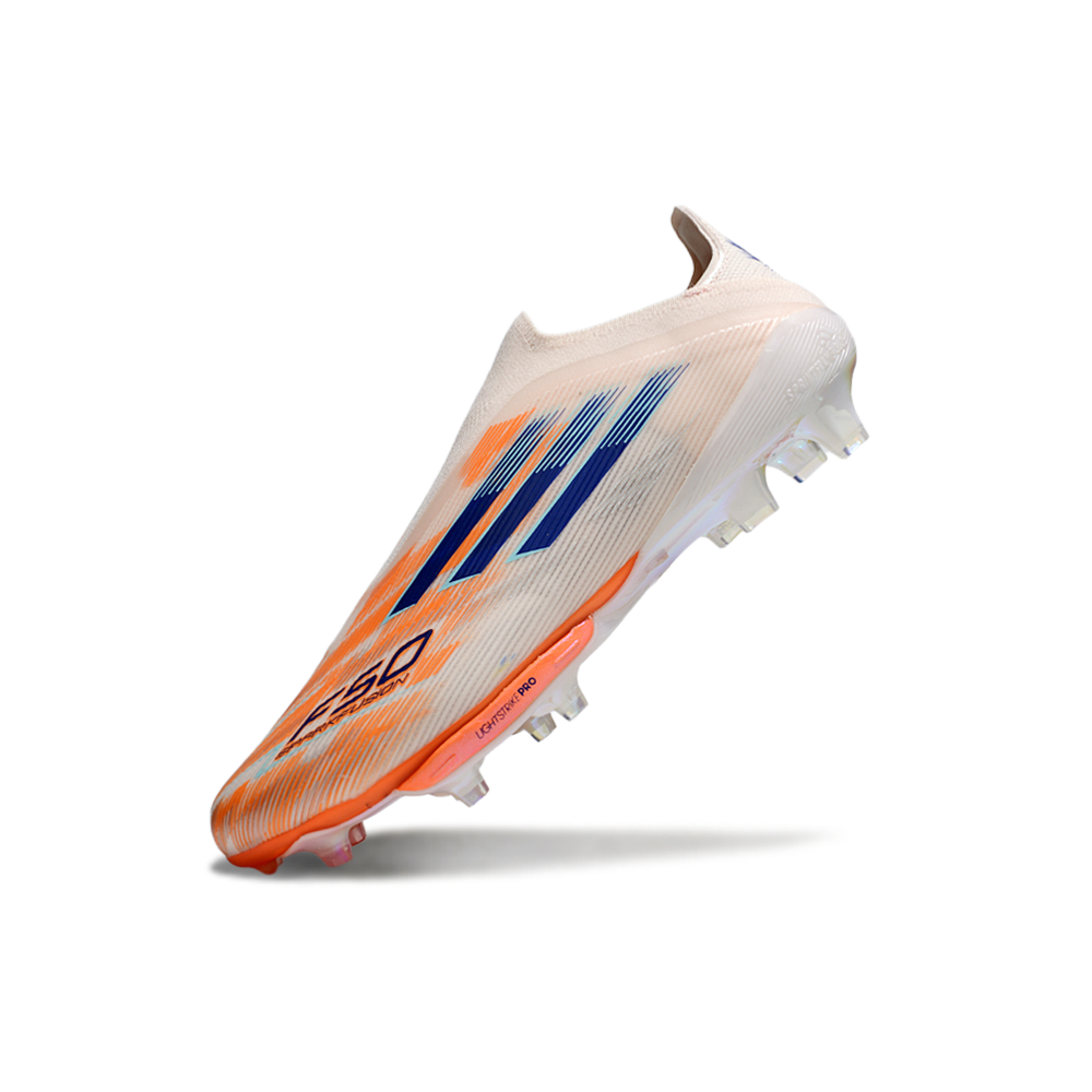 Chuteira Campo Adidas F50+ LL FG Rosa e Azul