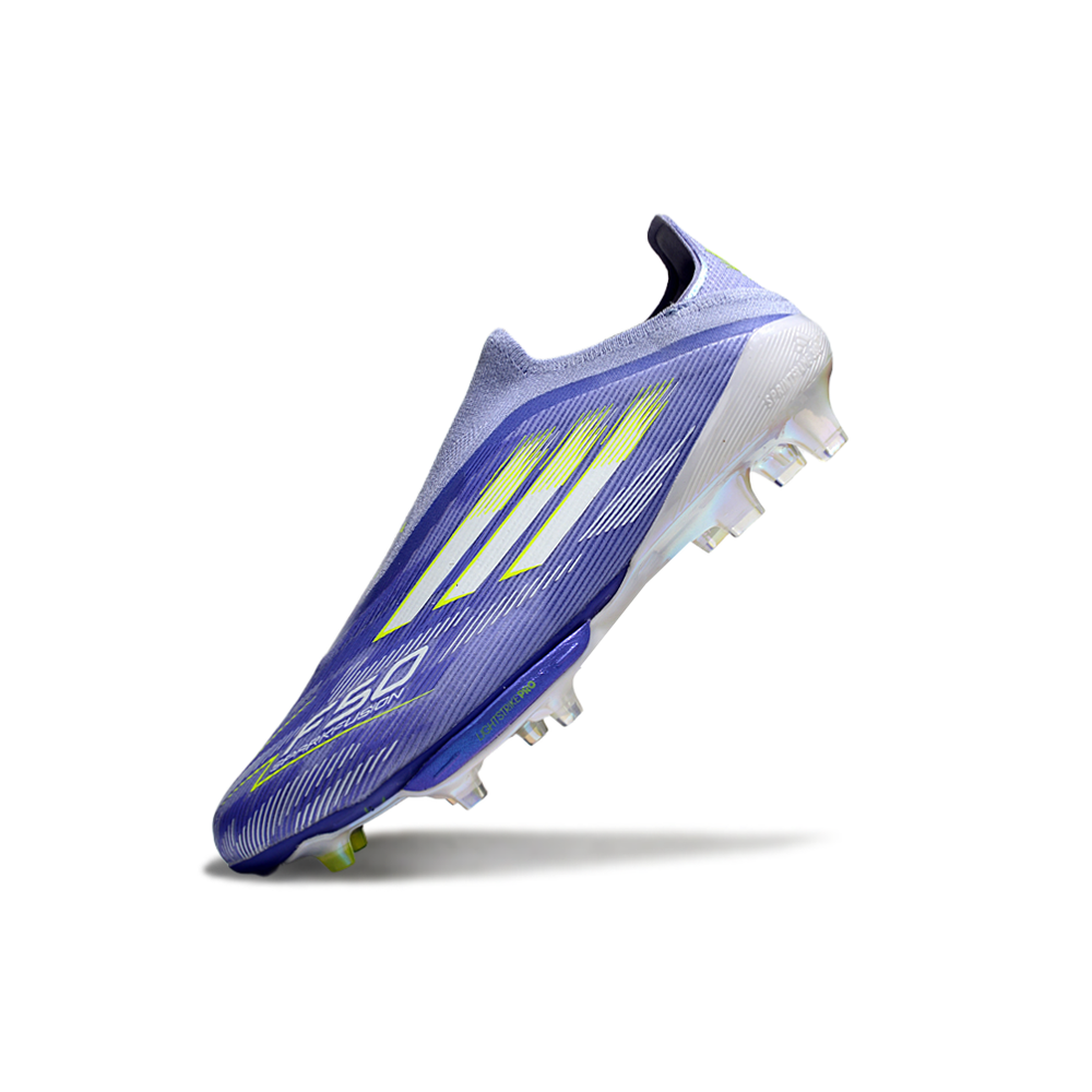 Chuteira Campo Adidas F50+ LL FG Roxo e Verde