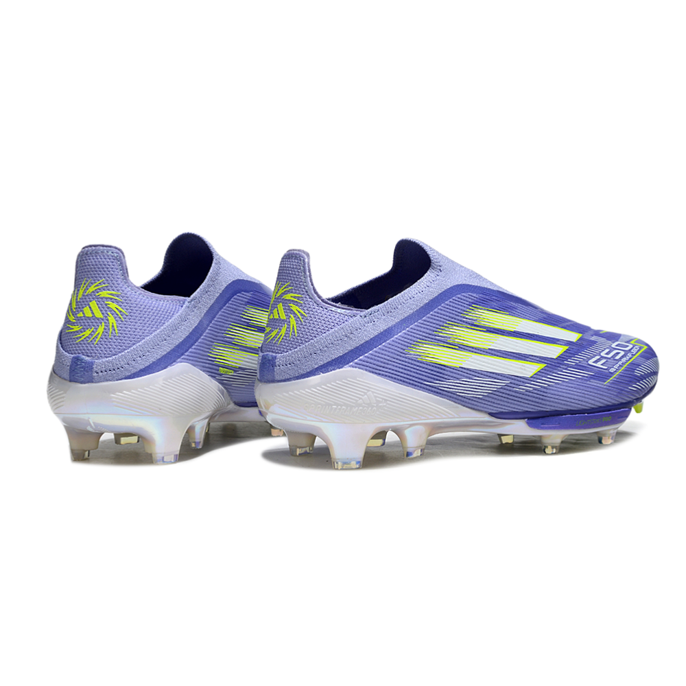 Chuteira Campo Adidas F50+ LL FG Roxo e Verde