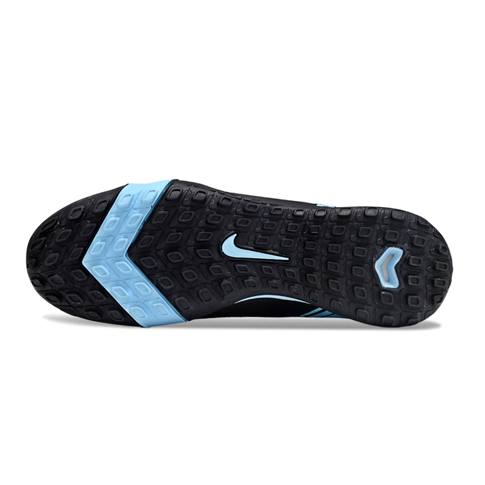 Chuteira Society Nike Air Zoom Mercurial Vapor 16 Elite TF ''Shadow'' Preto e Azul