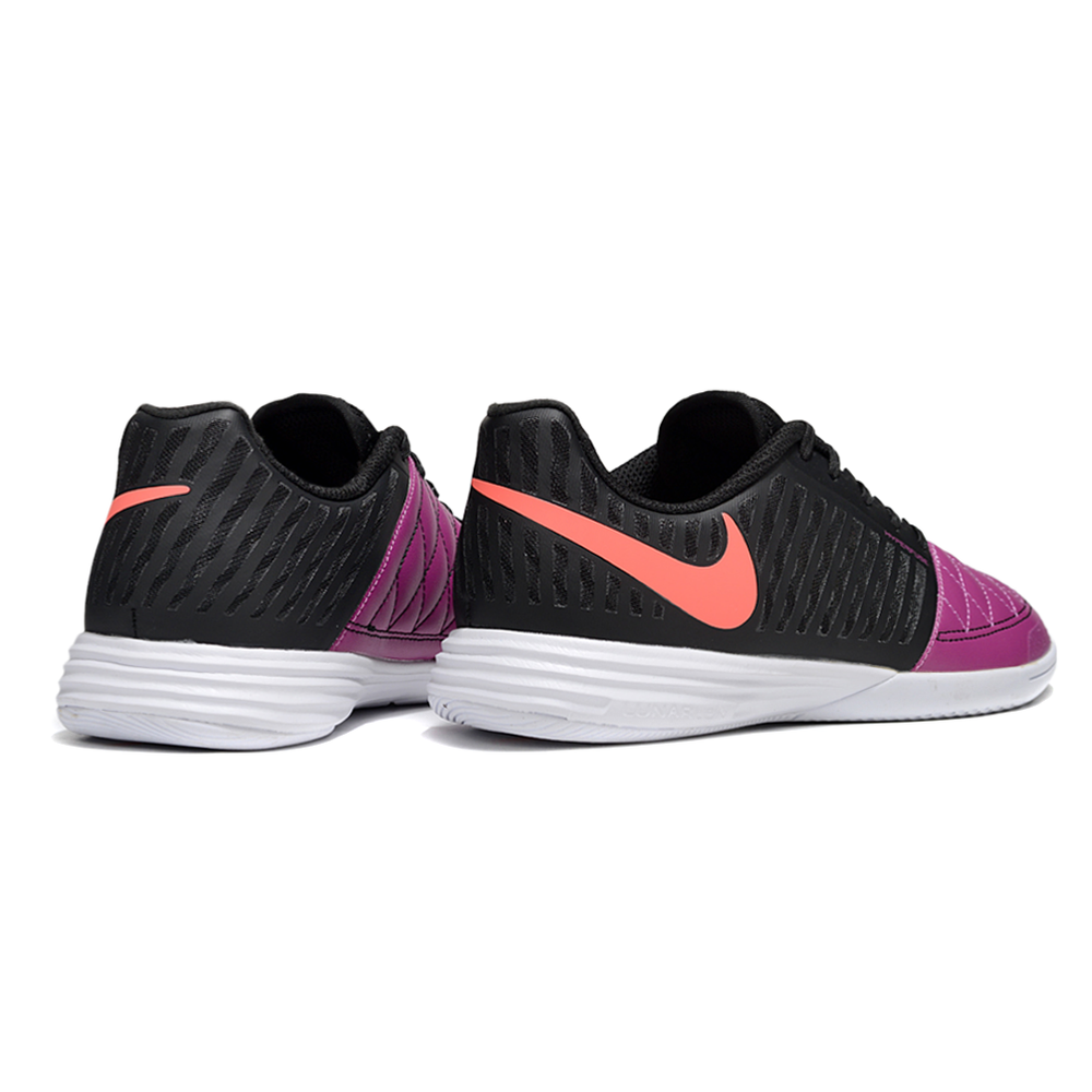 Chuteira Futsal Nike Lunar Gato II IC Preto e Roxo