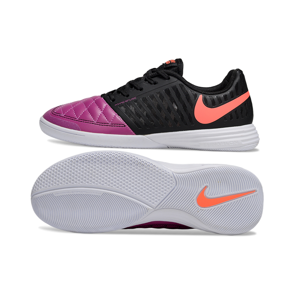 Chuteira Futsal Nike Lunar Gato II IC Preto e Roxo