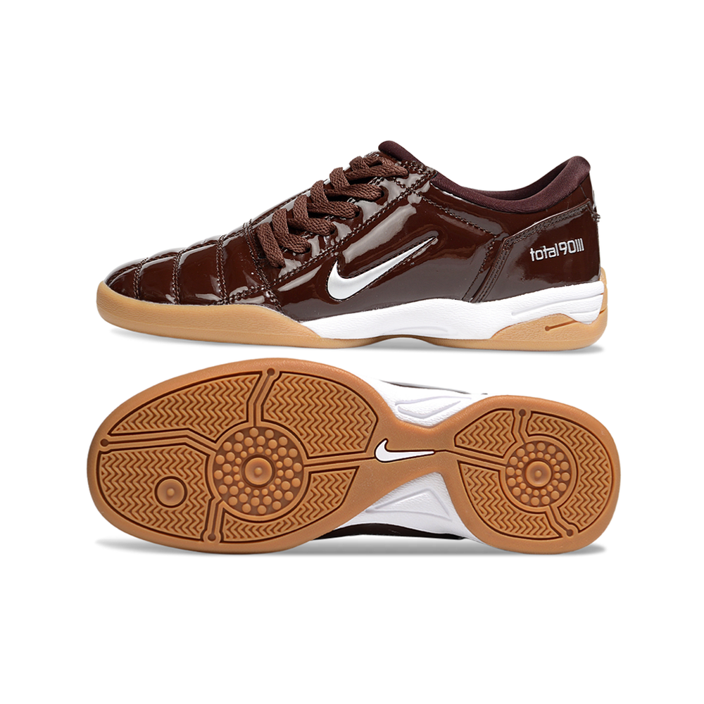 Chuteira Futsal Nike Total 90 IC Marrom