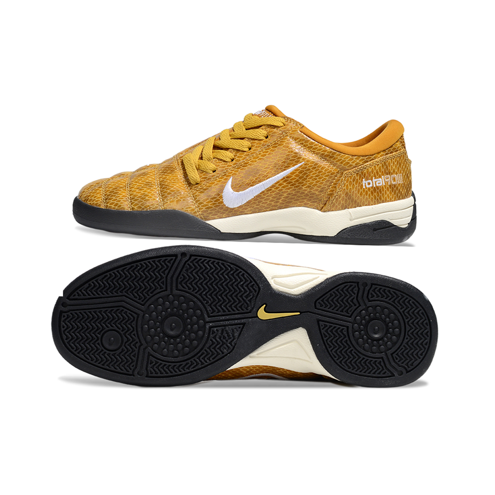 Chuteira Futsal Nike Total 90 IC Dourado