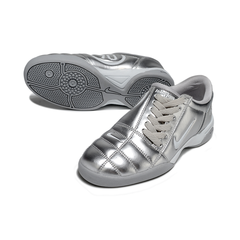Chuteira Futsal Nike Total 90 IC Prata
