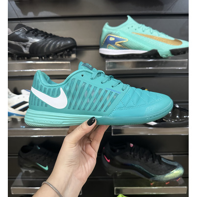 Chuteira Futsal Nike Lunar Gato II IC Verde - Pronta Entrega