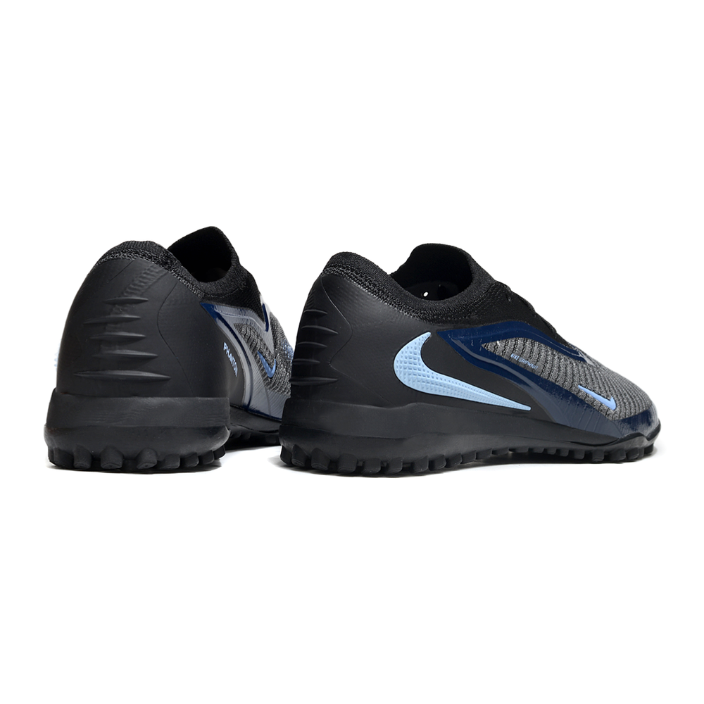 Chuteira Society Nike Phantom GX 6 Elite TF Preto e Azul "Shadow"