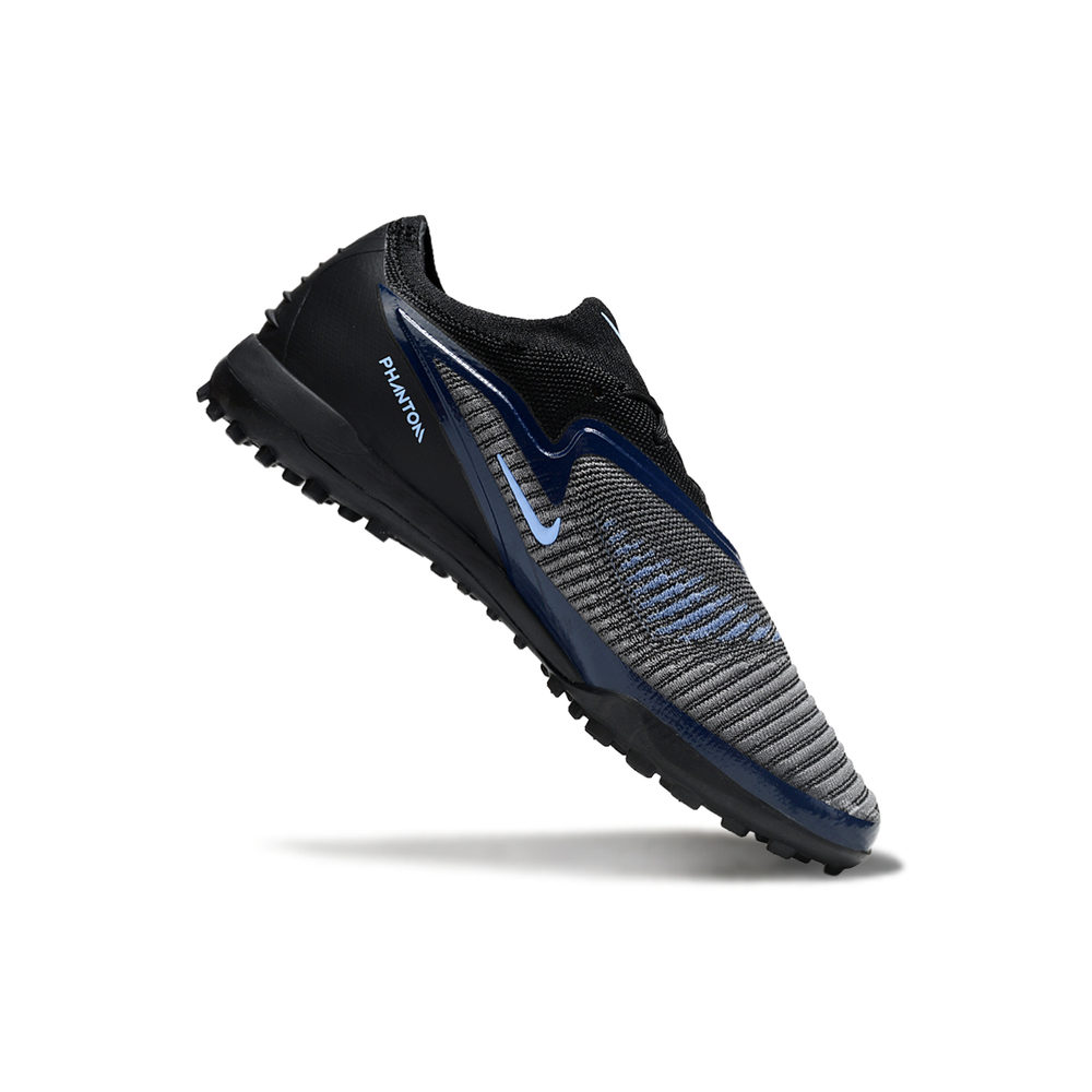 Chuteira Society Nike Phantom GX 6 Elite TF Preto e Azul "Shadow"