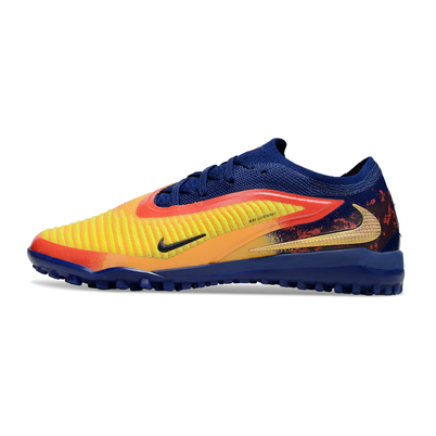 Chuteira Society Nike Phantom GX 6 Elite TF Azul, Amarelo e Vermelho