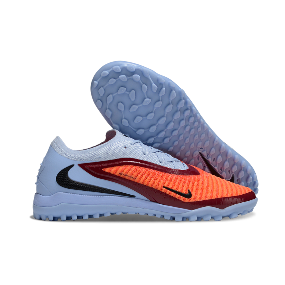 Chuteira Society Nike Phantom GX 6 Elite TF Roxo e Laranja
