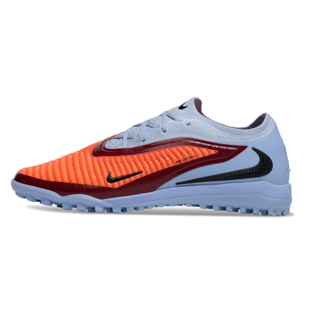 Chuteira Society Nike Phantom GX 6 Elite TF Roxo e Laranja