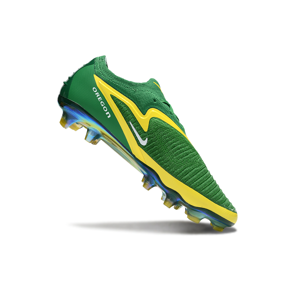 Chuteira Campo Nike Phantom GX 3 Elite FG Verde e Amarelo