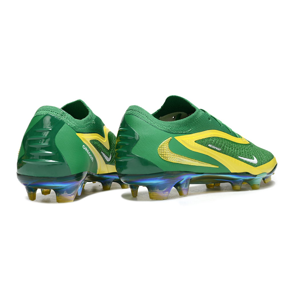 Chuteira Campo Nike Phantom GX 3 Elite FG Verde e Amarelo