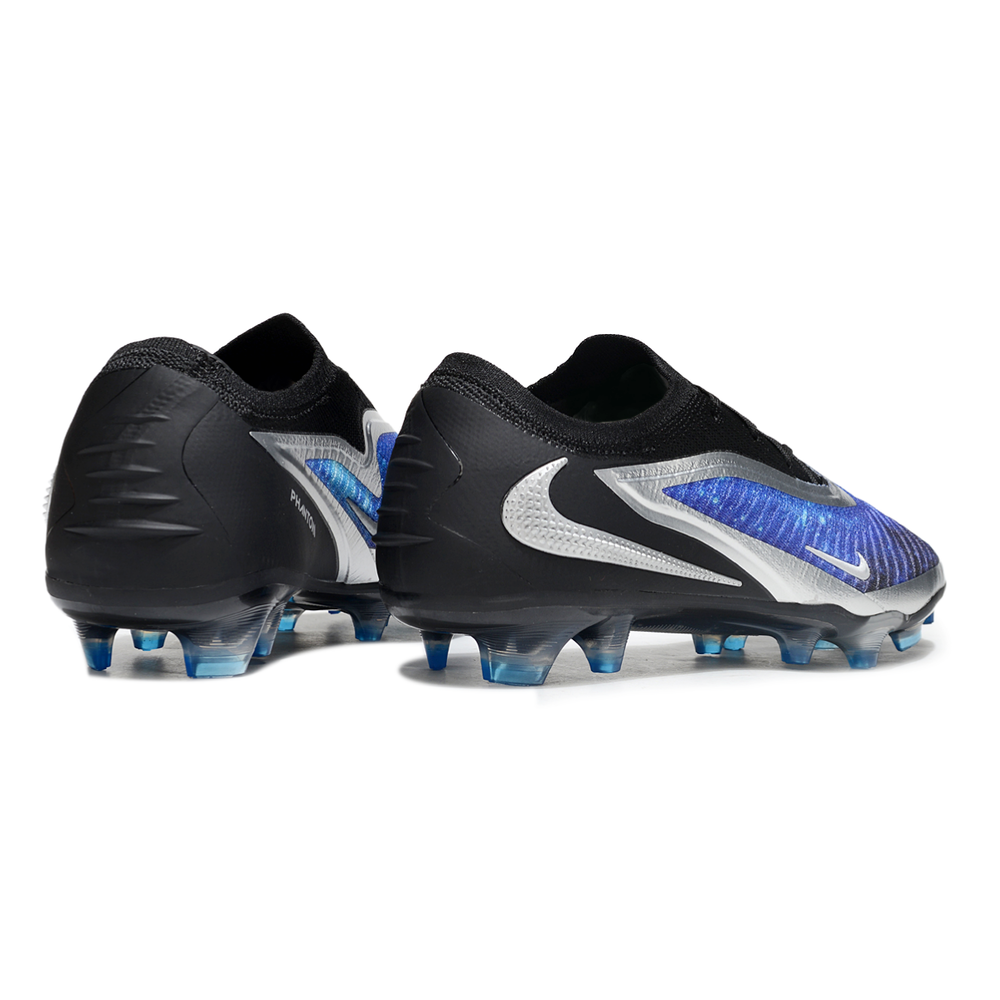 Chuteira Campo Nike Phantom GX 3 Elite FG Preto e Azul